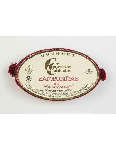 conservas de cambados zamburinas salsa gallega
